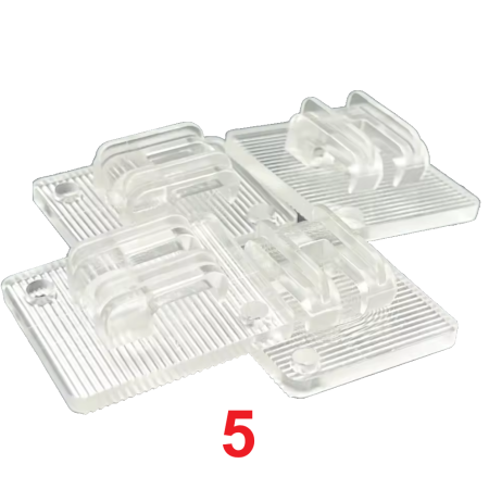 Zaczepy do siatki na balkon i okno dla kota 5 szt. Na klej do każdej siatki